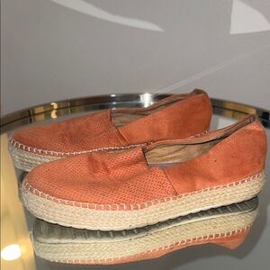 Dr. Scholl's Orange Espadrille Slip-On Flats
